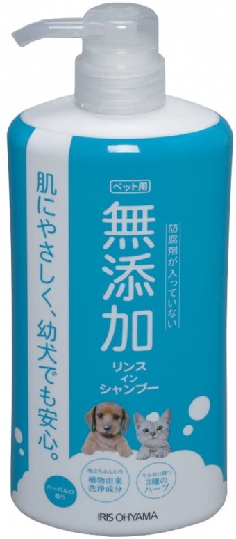 แชมพูสำหรับสัตว์เลี้ยง Iris Ohyama 600ml สำหรับสุนัขและแมว