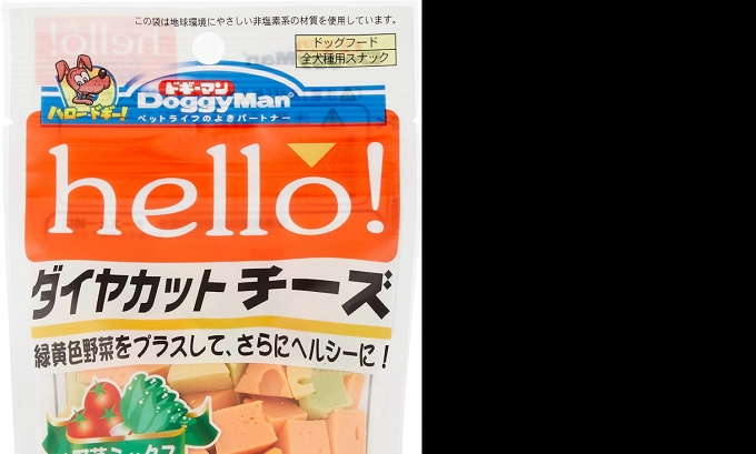 ขนมสุนัข Doggyman Hello ชีสผสมผักรวม 100 กรัม x 6 ชิ้น