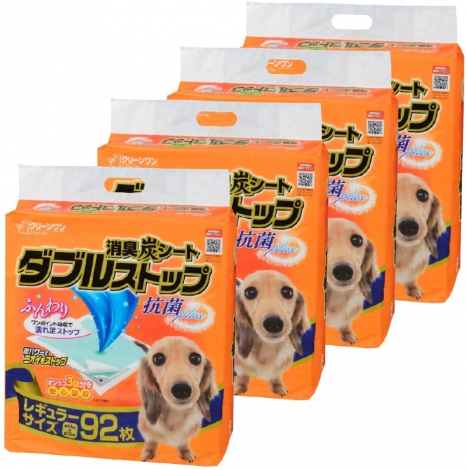 Clean One Double Stop ธรรมดา 92 ชิ้น x 4